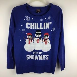 Ugly Christmas Sweater Chillin With My 